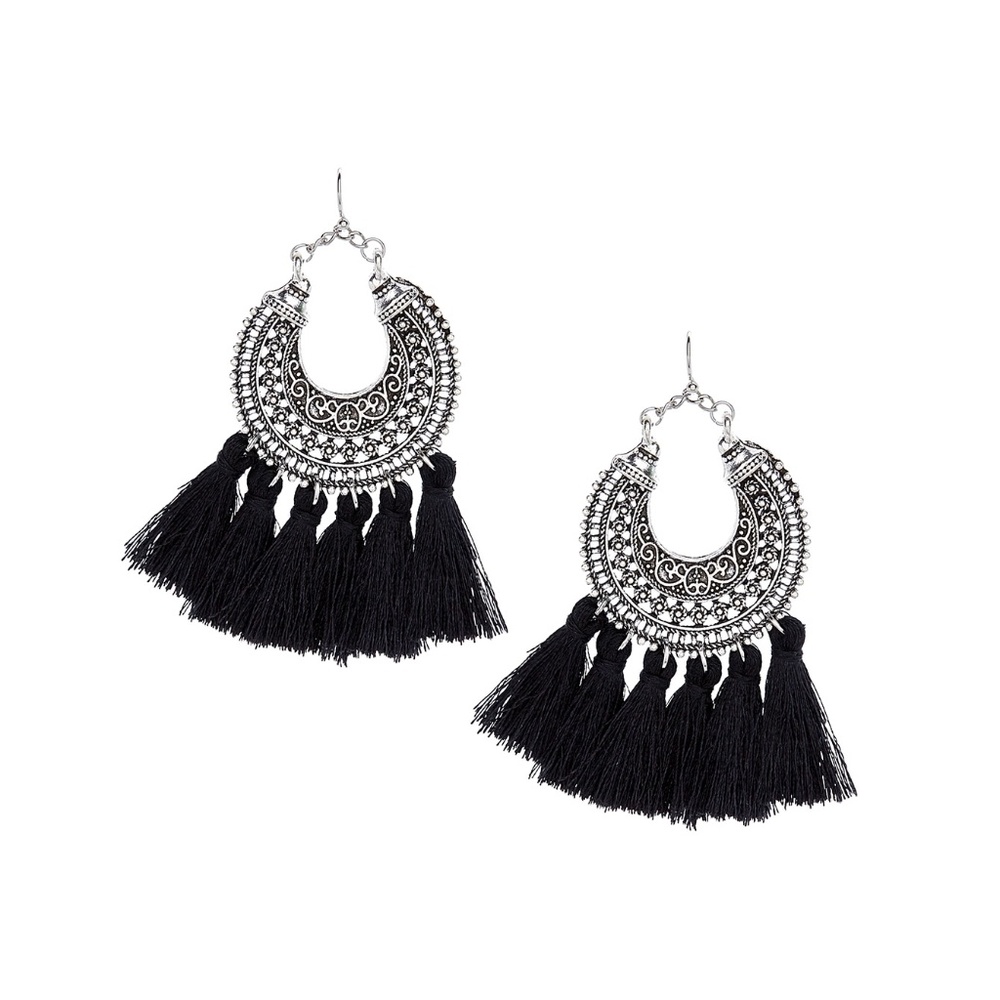 Tassel Drop Earrings - Picture 1 of 3
